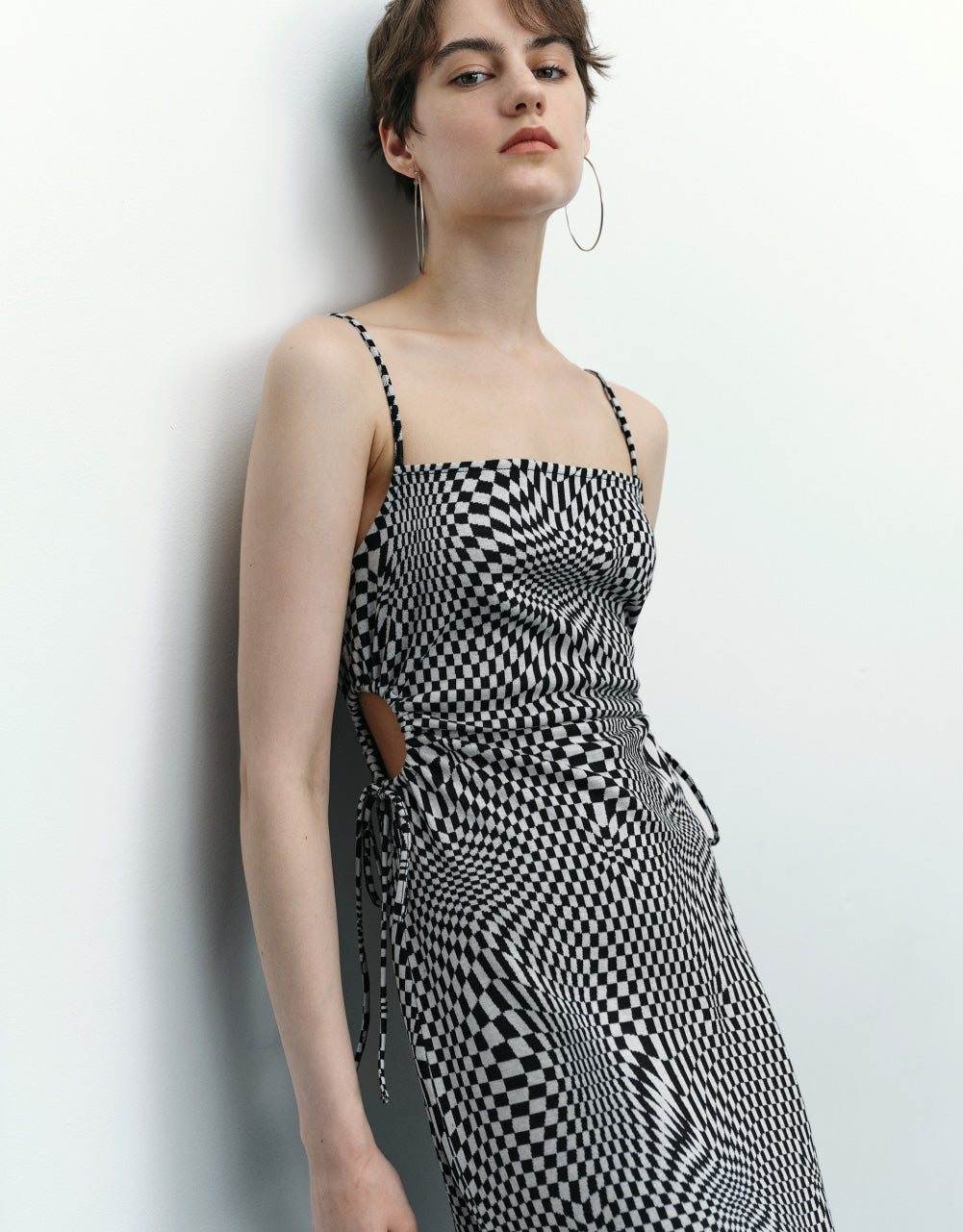 Argyle Printed Cami Dress