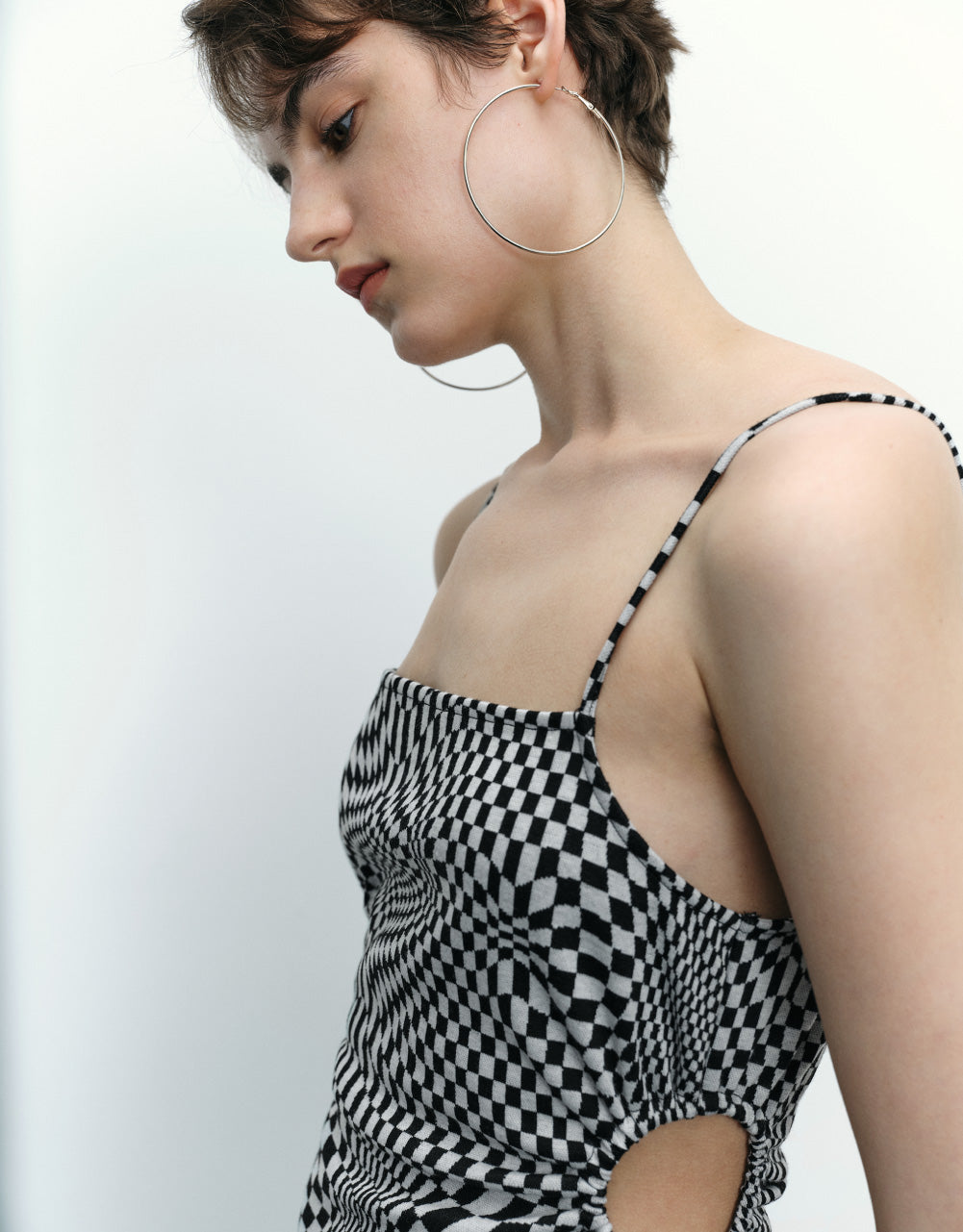 Argyle Printed Cami Dress