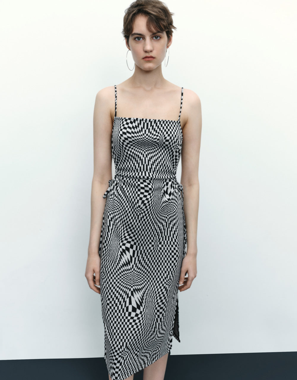 Argyle Printed Cami Dress